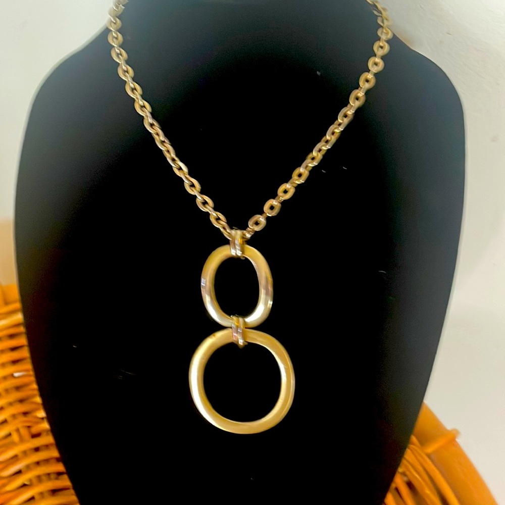 Gold tone necklace